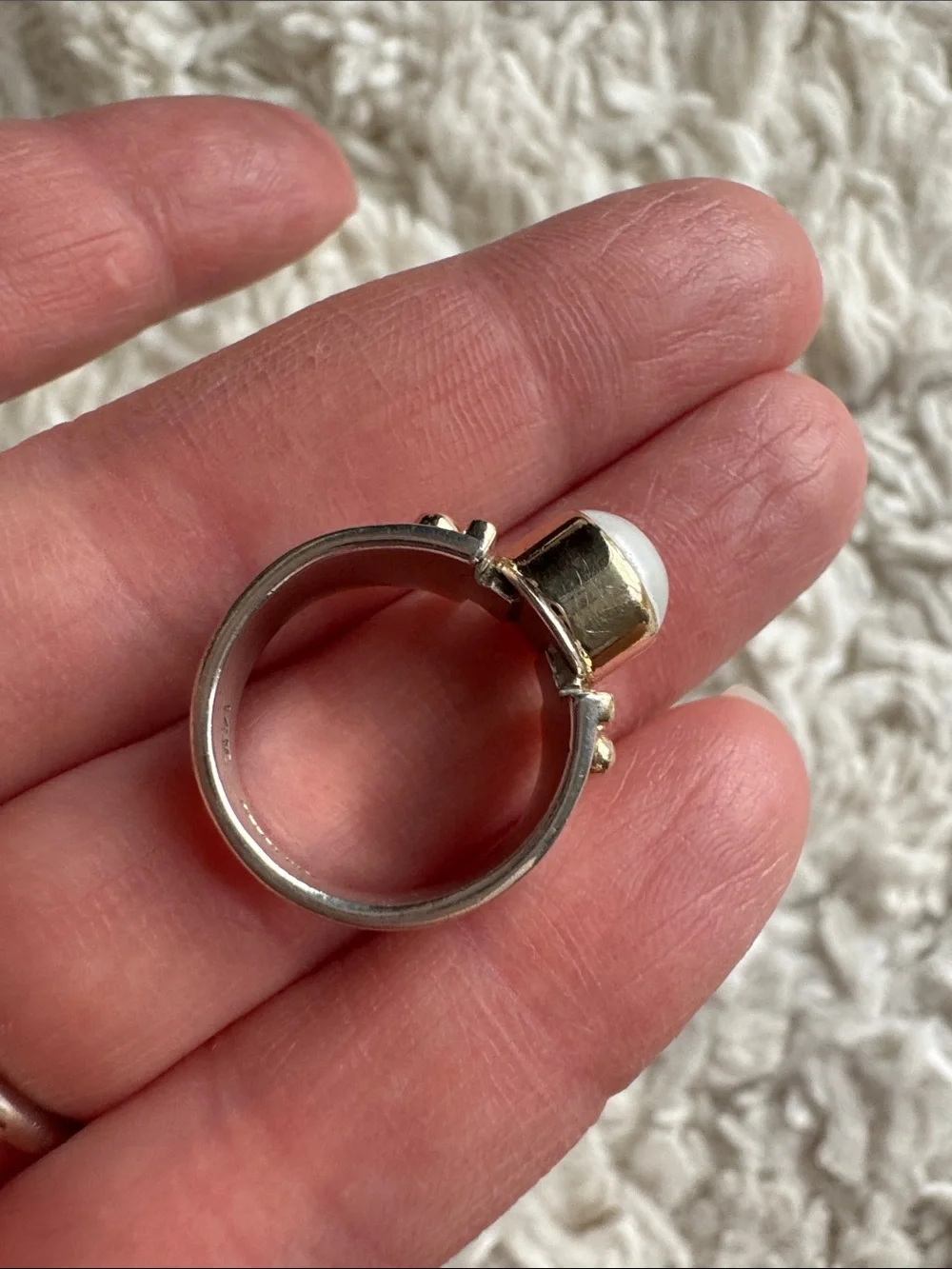 14K and Sterling Ring
